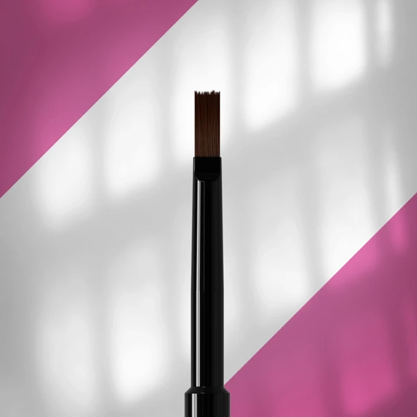 Staleks Kapaklı Sentetik Düz Uçlu Protez Tırnak Jel Fırçası 10mm NBE-08 ürün görseli