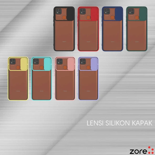 Zore Xiaomi ile uyumlu Redmi 9C Kılıf Lensi Kapak - 2