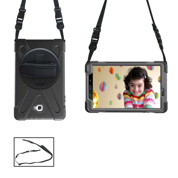 Zore Galaxy ile uyumlu Tab A T580 10.1 Defender Tablet Silikon - 4