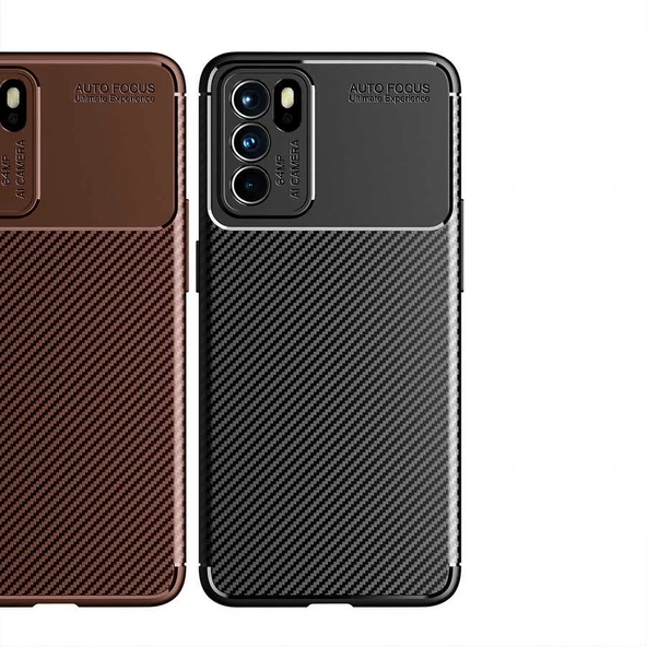 Zore Oppo ile uyumlu Reno 6 4G Kılıf Negro Silikon Kapak - 4