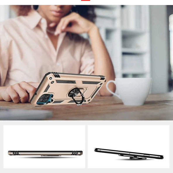 Zore Galaxy ile uyumlu A22 4G Kılıf Vega Kapak - 9