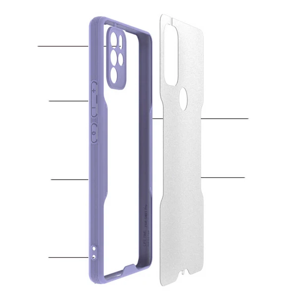 Zore Genaral Mobile ile uyumlu 21 Pro Kılıf Parfe Kapak - Resim 3