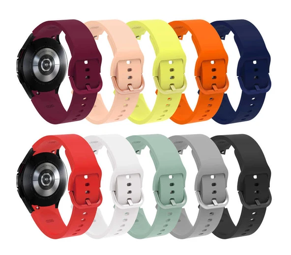 Zore Galaxy ile uyumlu Watch 4 44mm KRD-50 Silikon Kordon - 2