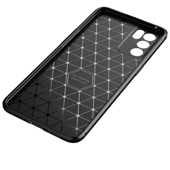 Zore Oppo ile uyumlu Reno 6 4G Kılıf Negro Silikon Kapak - 6