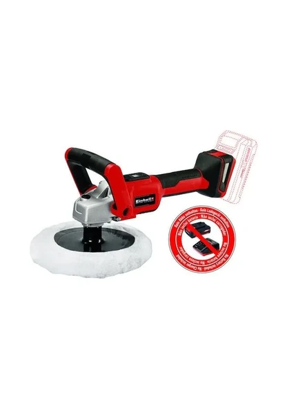 Einhell CE-CP 18/180 Li E-Tek Akülü 2.5 Ah Kömürsüz Akülü Polisaj ve Zımpara Makinesi - Resim 3
