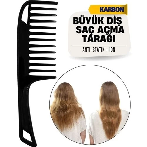 CEYLAN ADAM  Büyük Diş Geniş Saç Açma Tarağı ürün görseli