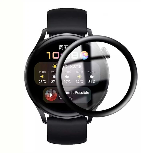 Zore Huawei ile uyumlu Watch GT 3 42mm PMMA Pet Saat Ekran Koruyucu - 1