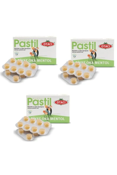 Pastil Oka Mentol Diyet 16'lı 3 Adet ürün görseli 1