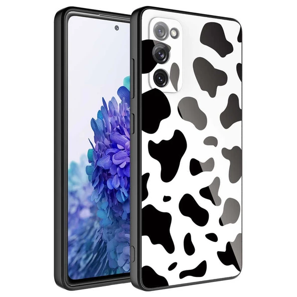 Zore Galaxy ile uyumlu S20 FE Kılıf Kamera Korumalı Desenli Sert Silikon Epoksi Kapak - 3