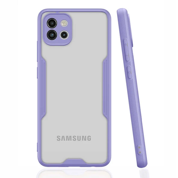 Zore Galaxy ile uyumlu A03 Kılıf Parfe Kapak - 11