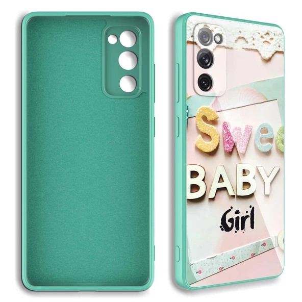 Zore Galaxy ile uyumlu S20 FE Kılıf Kamera Korumalı Desenli Sert Silikon Epoksi Kapak - 2