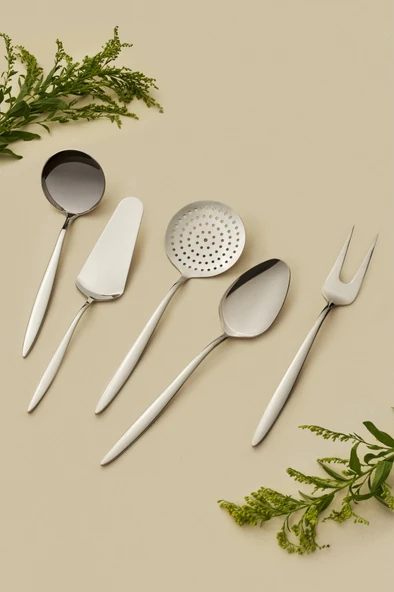 Hisar Mercury 5 Parça Çelik Servis Seti - 1
