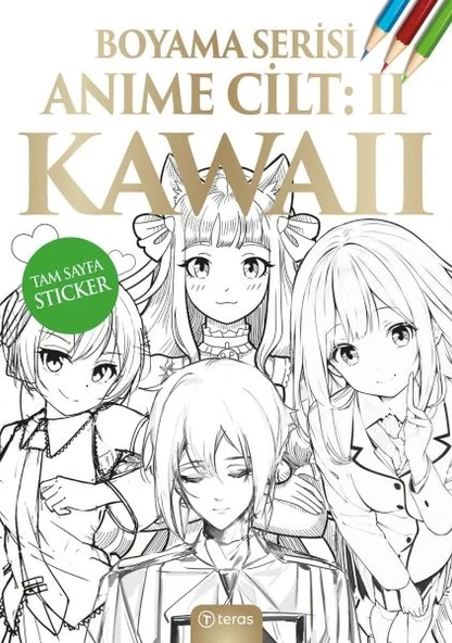 Anime Boyama Cilt II: Kawaii ürün görseli