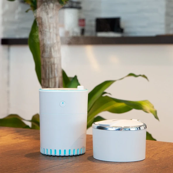 Lattice Ortam Nemlendirme Ve Dezenfektan Buhar Makinesi (mavi) Usb - Resim 4