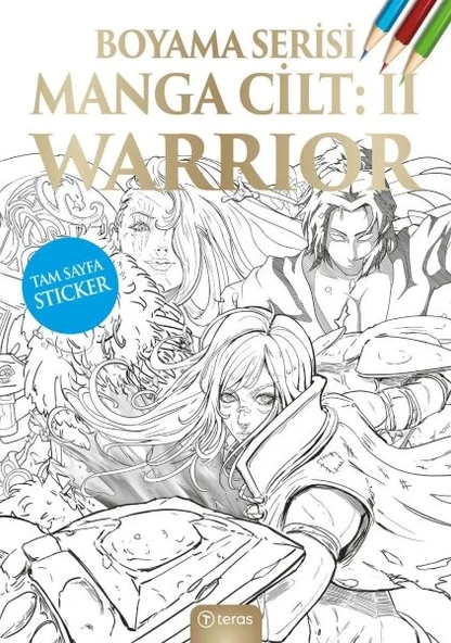 Manga Boyama Cilt II: Warrior ürün görseli