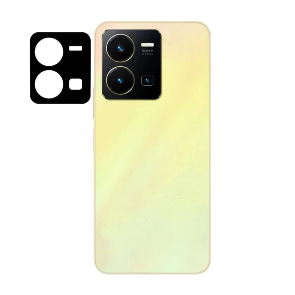 Zore Vivo ile uyumlu Y22S 3D Kamera Camı - 3