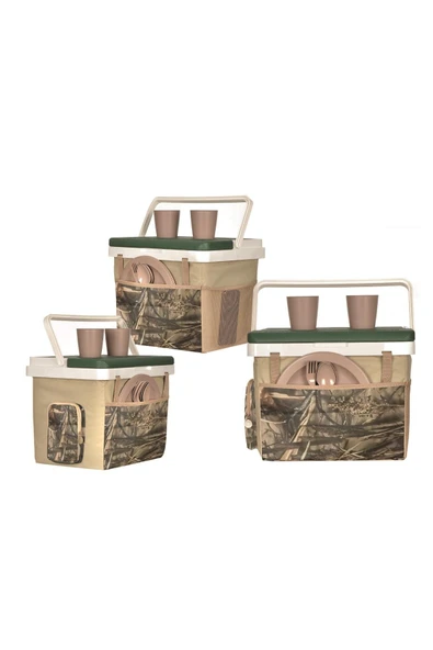 20 Lt Kumaş Kamuflaj Desen Buzluk Termos (1126 Cooler Box) ürün görseli