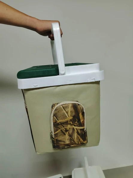 20 Lt Kumaş Kamuflaj Desen Buzluk Termos (1126 Cooler Box) - Resim 4