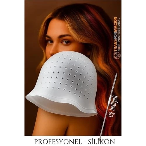 CEYLAN ADAM  Silikon Röfle Bonesi ve Tığ Seti – Boya Tutmaz Tekrar Kullanılabilir, Profesyonel Saç Açma Aparatı ürün görseli 1