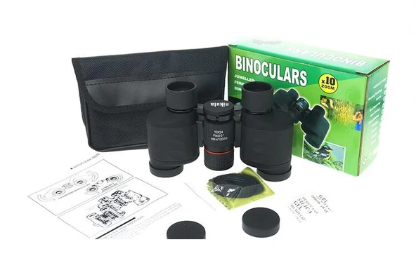 10x24 Katlanır, Kauçuk Kaplamalı Orta Boy El Dürbünü 1000m/76m - 6