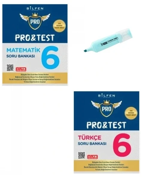 6.Sınıf ProTest Matematik Ve Türkçe Soru Bankası Yeni Müfredat ürün görseli