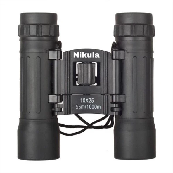 10x25 Av Dürbünü -56m/1000m - Kauçuk Kaplama Siyah ürün görseli