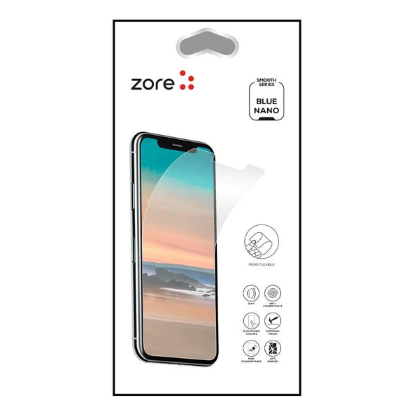 Zore Xiaomi ile uyumlu Redmi Note 12 5G Blue Nano Ekran Koruyucu - 7
