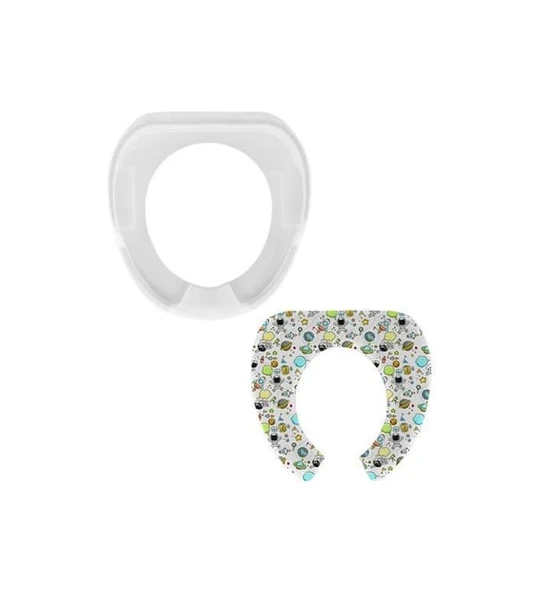 Softy Jumbo Kids Çocuk-bebek Yanlardan Tutmalı Yumuşak Süngerli Klozet Kapağı Adaptörü - Resim 8