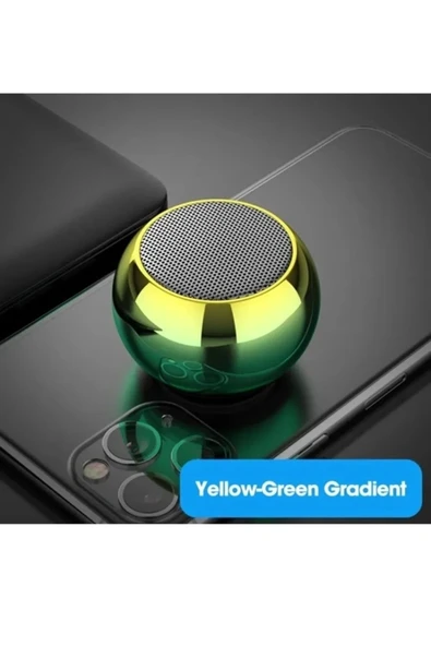 Metal Mini Kablosuz Hoparlör Şarjlı 4w Mini Bluetooth Speaker Tws Özellikli Ses Bombası - Resim 2