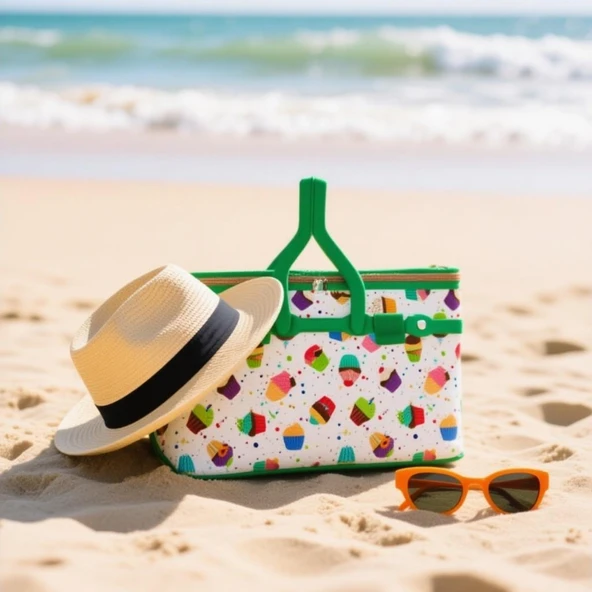 25 Lt Piknik Sepeti  ( 1072 PİCNİC BAG  ) - Resim 2