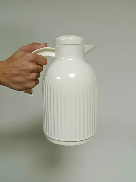 1.5 Lt Camlı Termos (1185 Glazed Thermos) - Resim 2