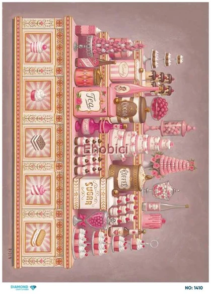 Diamond Pirinç Dekopaj Kağıdı - 1410 ürün görseli