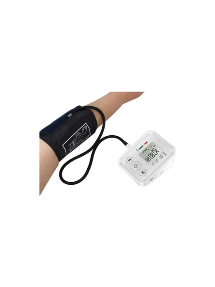 Kol Tipi Sesli Ev Ölçüm Cihazı Akıllı Tansiyon Aleti Monitörü - 2