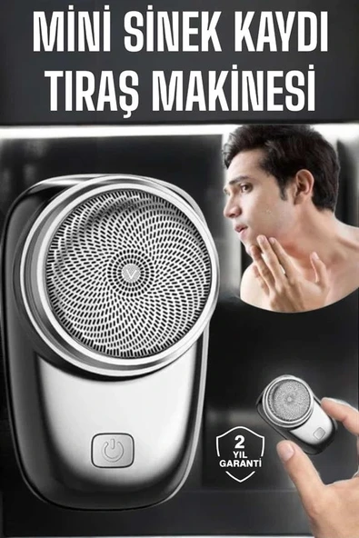 Tıraş Makinesi Mini Sıfır Sakal Yanak Tıraş Makinesi USB Şarjlı - 2