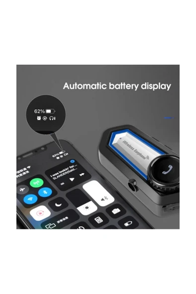 Bt31 Kask Kulaklık Bluetooth 5.0 Motosiklet Interkom Su Geçirmez Kablosuz Kulaklık - 6