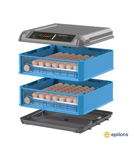 Tam Otomatik 128 Yumurta Kapasiteli Kuluçka Makinesi - Civciv Kaz Hindi Ördek Yetiştiriciliği Wifi Kamera Hediyeli - 8