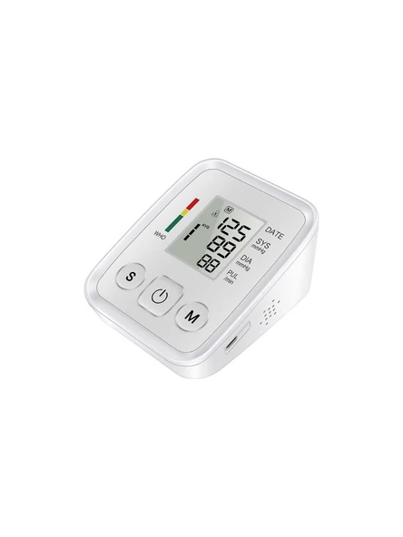 Kol Tipi Sesli Ev Ölçüm Cihazı Akıllı Tansiyon Aleti Monitörü - 4