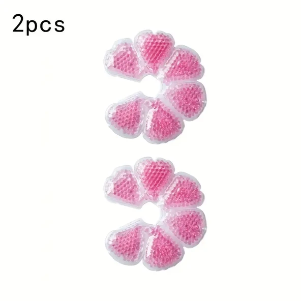 Emziren Anneler İçin 2 Li Jel Göğüs Pedi – Sıcak Ve Soğuk Kullanıma Uygun, Pvc Dolgulu, Konfor Ve Destek Sağlayan Ped (pembe) - Resim 6