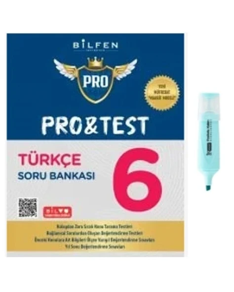 6.Sınıf ProTest Türkçe Soru Bankası Yeni Müfredat