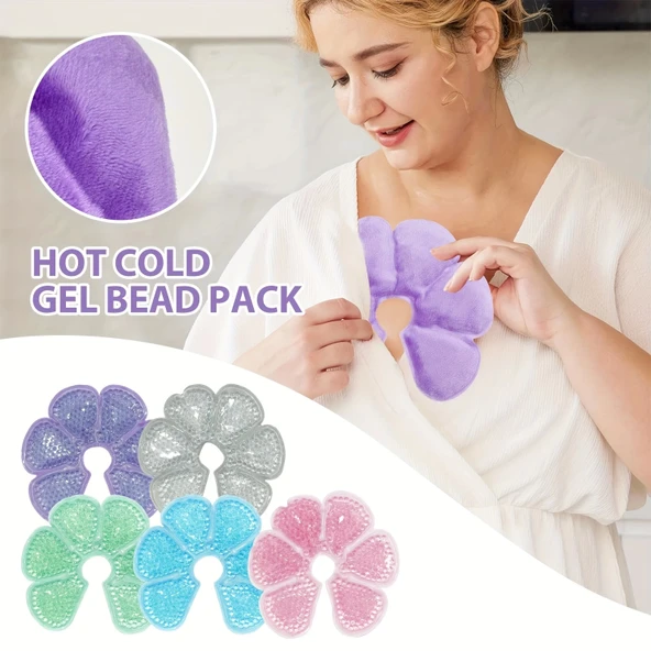 Emziren Anneler İçin 2 Li Jel Göğüs Pedi – Sıcak Ve Soğuk Kullanıma Uygun, Pvc Dolgulu, Konfor Ve Destek Sağlayan Ped (pembe) - Resim 4