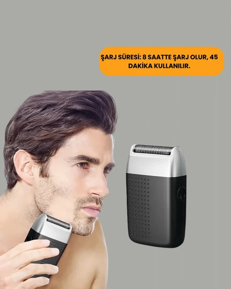 Evde Kişisel Bakımın Yeni Yolu – Kompakt ve Ergonomik Tıraş Makinesi - 4