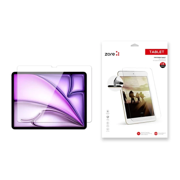 Zore Apple ile uyumlu iPad Air 13 2024 Tablet Blue Nano Ekran Koruyucu ürün görseli 1