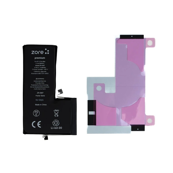 Zore Apple ile uyumlu iPhone 11 Pro Max Panter Serisi Batarya - Resim 2