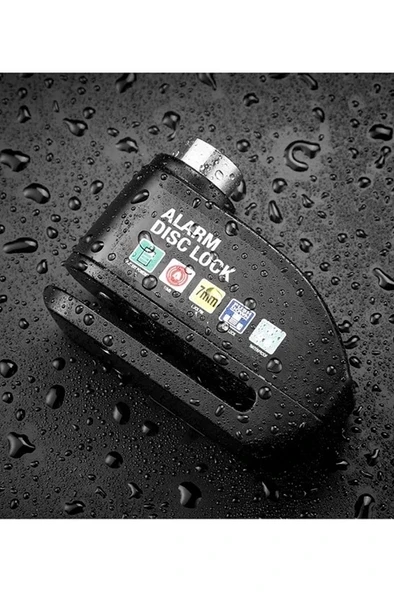 CEYLAN ADAM Alarmlı Disk Kilidi Motorsiklet Scooter Bisiklet Sesli Alarm 110 Desibel Yüksek Ses - 5