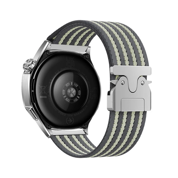 Huawei Honor Magic 2 46mm Zore KRD-133 22mm Naylon Kumaş Hasır Örgülü Kordon - 3