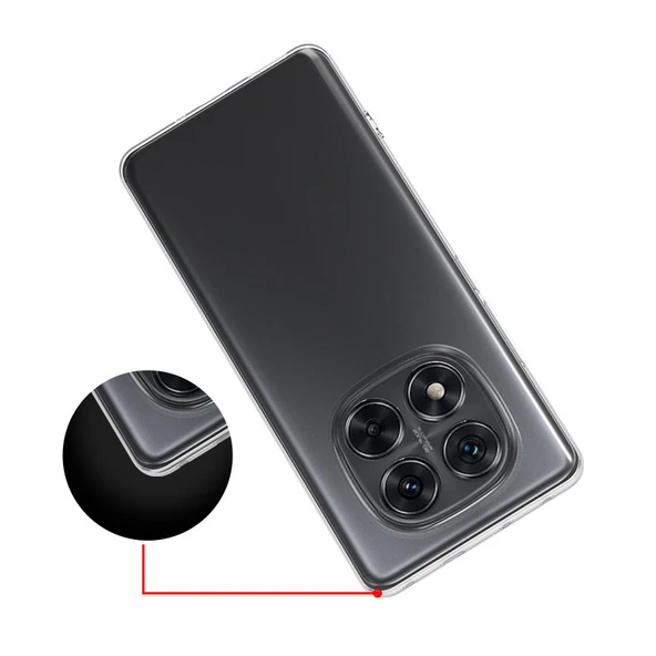 Zore Xiaomi ile uyumlu Redmi Note 14 Pro Plus Kılıf Süper Silikon Kapak - 4