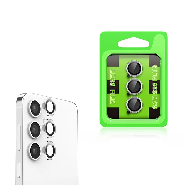 Zore Galaxy ile uyumlu S25 Plus CL-07 Kamera Lens Koruyucu - 3