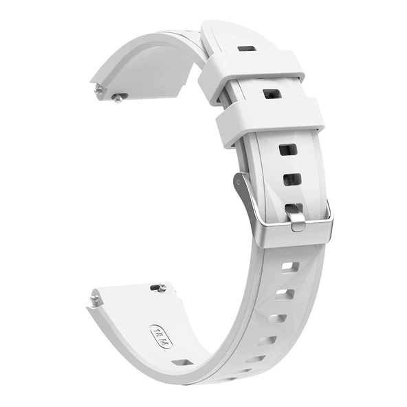 Zore Huawei ile uyumlu GT4 41mm KRD-129 18mm Silikon Kordon Strap Kayış - 3