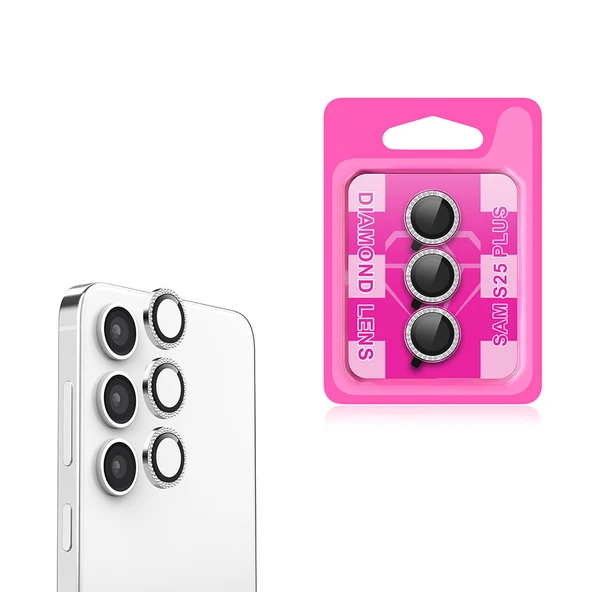 Zore Galaxy ile uyumlu S25 Plus CL-06 Kamera Lens Koruyucu - 3