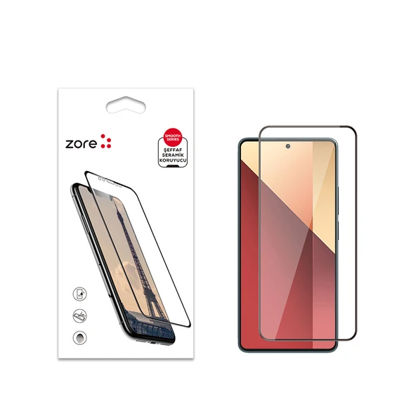 Zore Xiaomi ile uyumlu Redmi Note 13 Pro 4G Seramik Ekran Koruyucu - 1